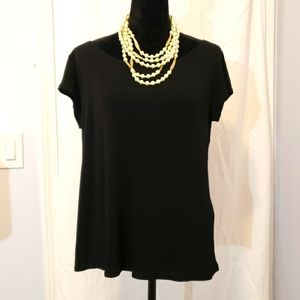 Eileen Fisher SS Shell Blouse Size XL